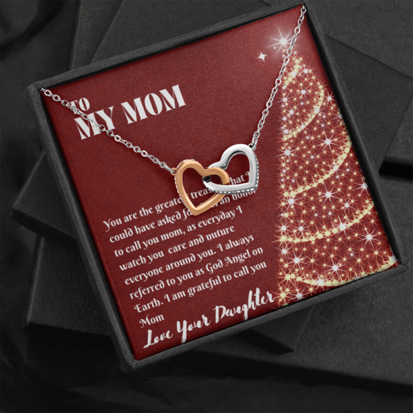 To My Mom Love Your Daughter, A Holiday Gift For Mom, Mother, Precieux Belle,