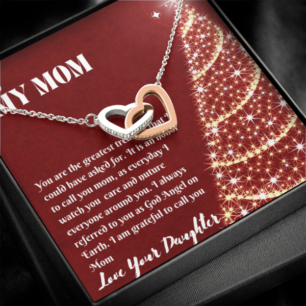 To My Mom Love Your Daughter, A Holiday Gift For Mom, Mother, Precieux Belle,