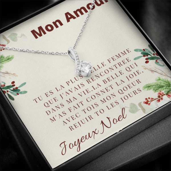 Mon Amour, Joyeux Noel, A Noel Cadeaux pour Ta femme, Conjointe, Ta Epouse, Precieux Belle, Jewelry, Bijoux,