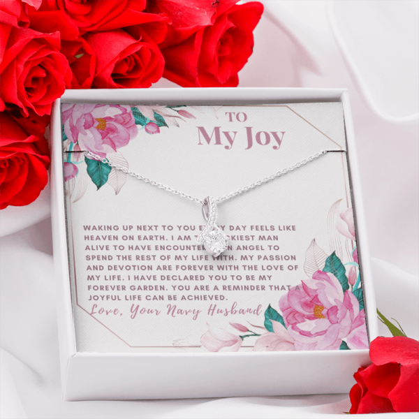 To My Joy, Love Your Navy Husband - A special Gift for your spouse, life partner, wife, girlfriend