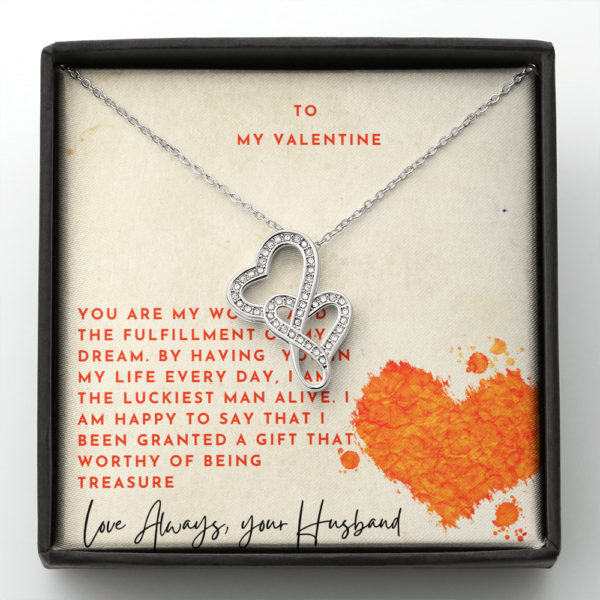 Everlasting heart To My Valentine - Husband valentine's gift for their spouse, wife, significant other, life partner, precieux belle,